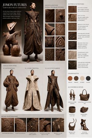 Jomon Dogu Couture Moodboard