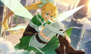 Leafa Fairy Anime Sky Portrait