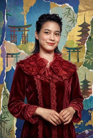 Japanese Collage Fashion Portrait
