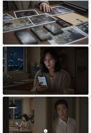 Cinematic Korean Thriller Storyboard