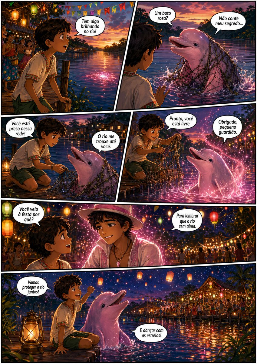 Pink Boto Festival Comic Page