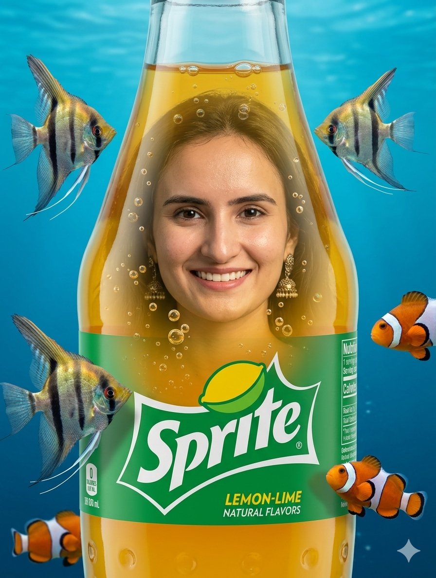 Sample output image for Surreal Sprite Bottle Artwork