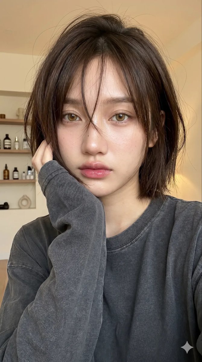 Sample output image for Cozy Bob Hair Portrait