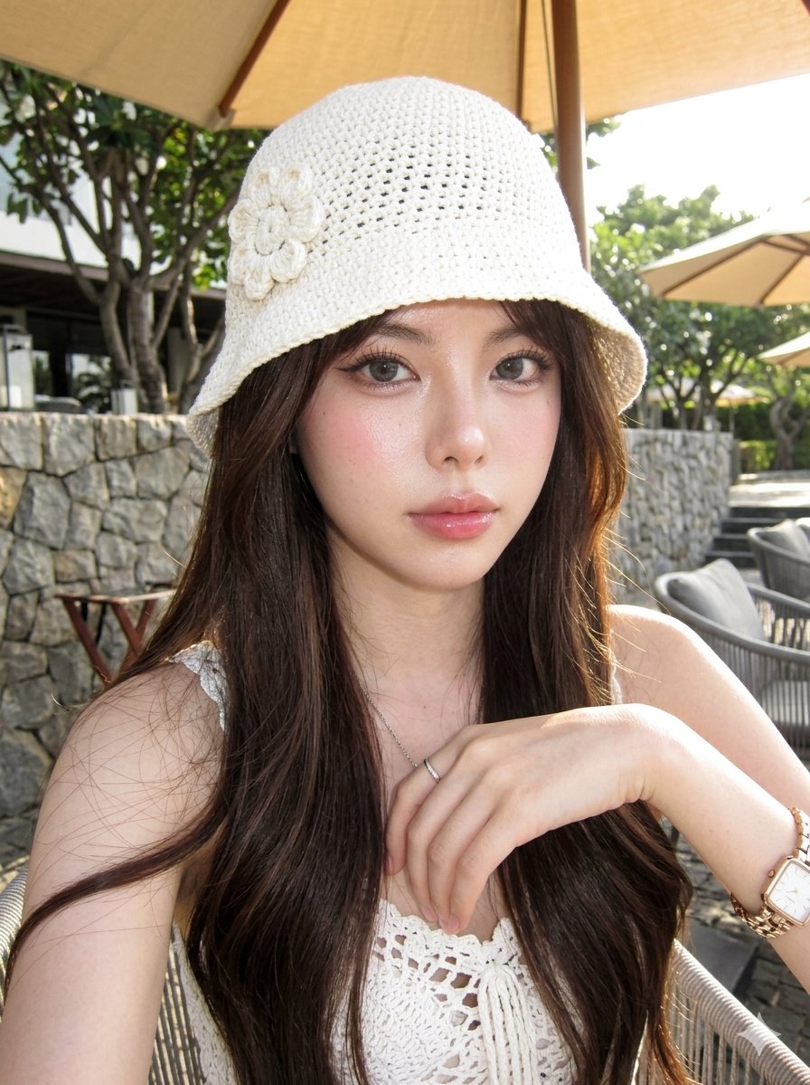 Sample output image for Hyper-Photorealistic CCD Aesthetic Portrait