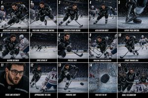 Hockey Game Cinematic Storyboard