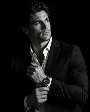 Cinematic Male Suit Portrait