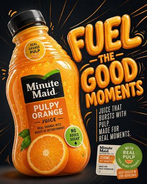 Minute Maid commercial product ad