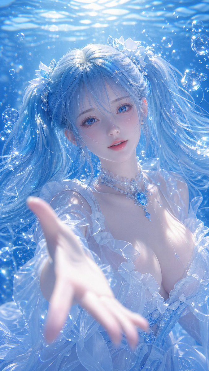 Underwater Fantasy CG Illustration example 2