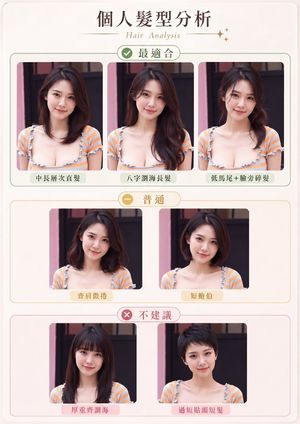 Personal Hairstyle Analysis Card