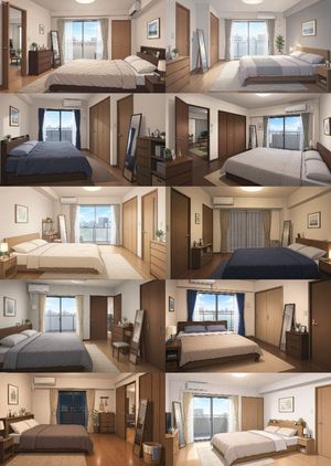 Newlywed Bedroom Game Asset