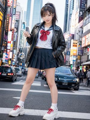 Modern Sukeban Street Portrait