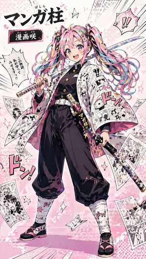 Manga Pillar Poster