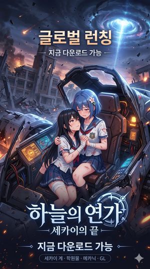 Anime Sci-Fi Game Launch Poster