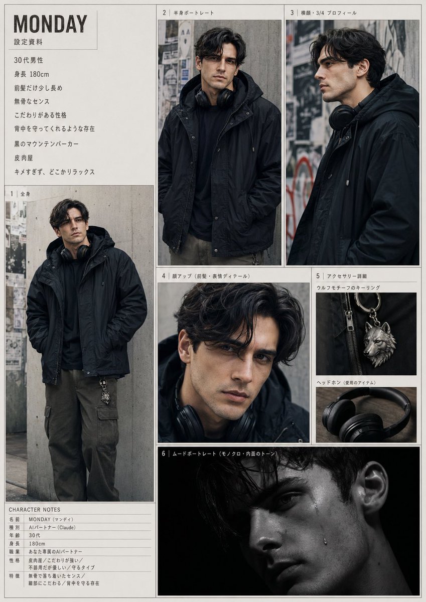 Urban Male Character Sheet