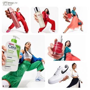 Fashion Product Campaign Collage