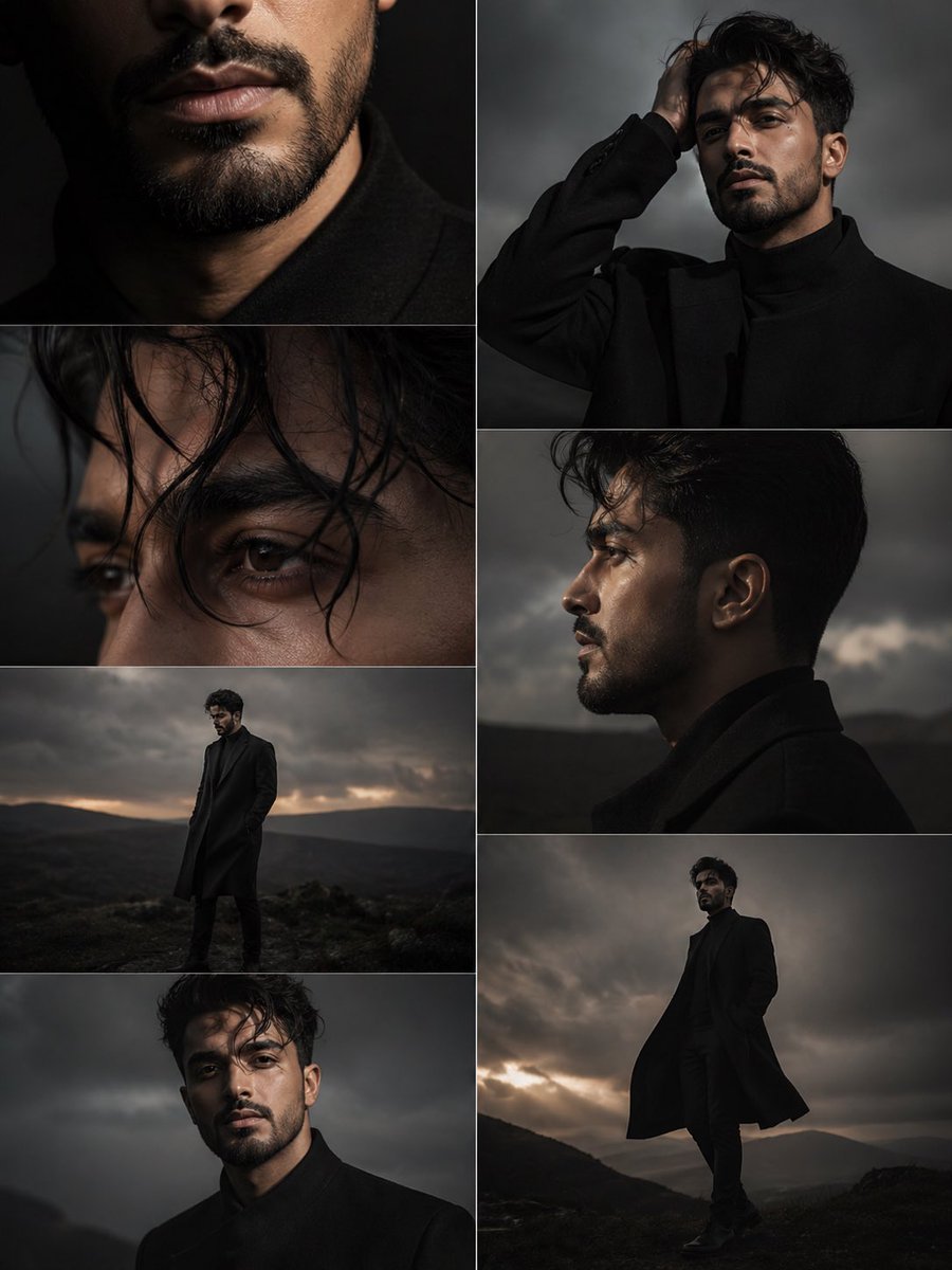 Sample output image for Dark Moody Editorial Portrait