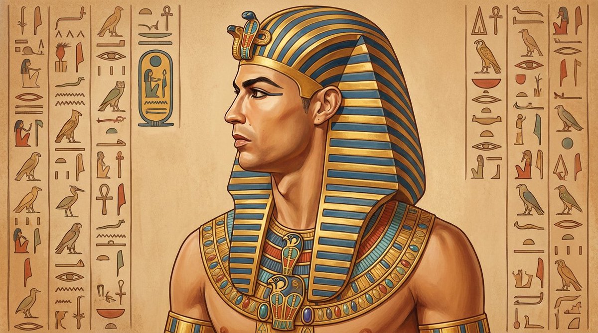 Ancient Egyptian Profile Portrait