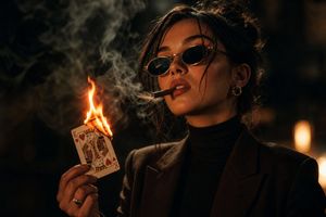 Moody Noir Portrait