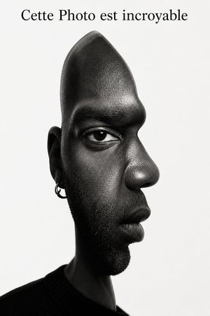 Surreal Optical Illusion Portrait