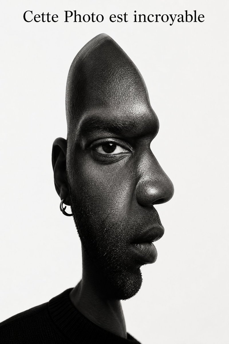 Surreal Optical Illusion Portrait