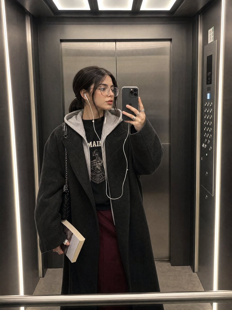 iPhone Elevator Mirror Selfie Portrait