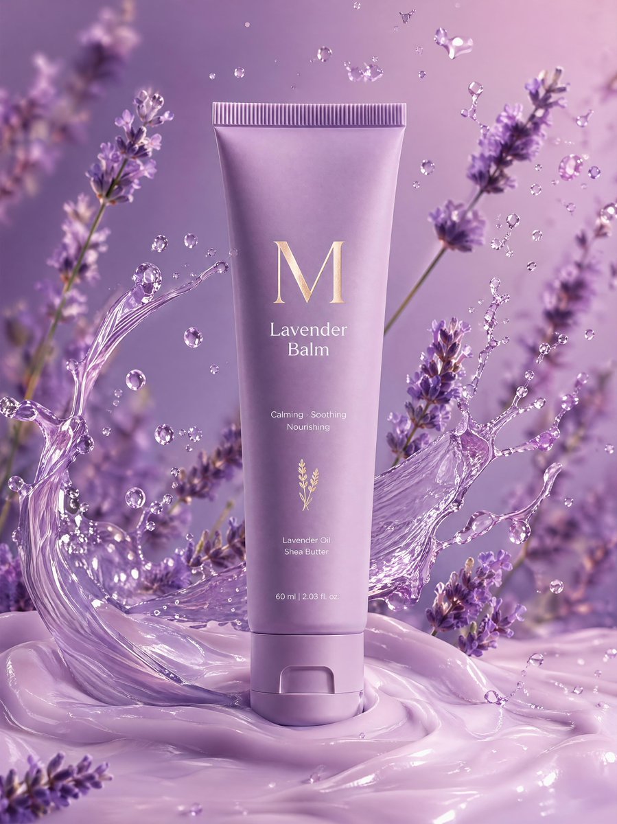 Imagen principal de e-commerce - Foto de producto de bálsamo de lavanda premium - Image 1