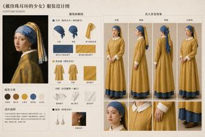 Painting-to-Fashion Design Prompt