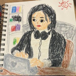 Child Crayon Drawing Filter