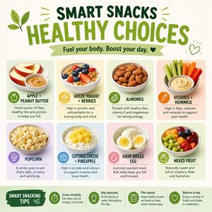 Healthy Smart Snacks Infographic