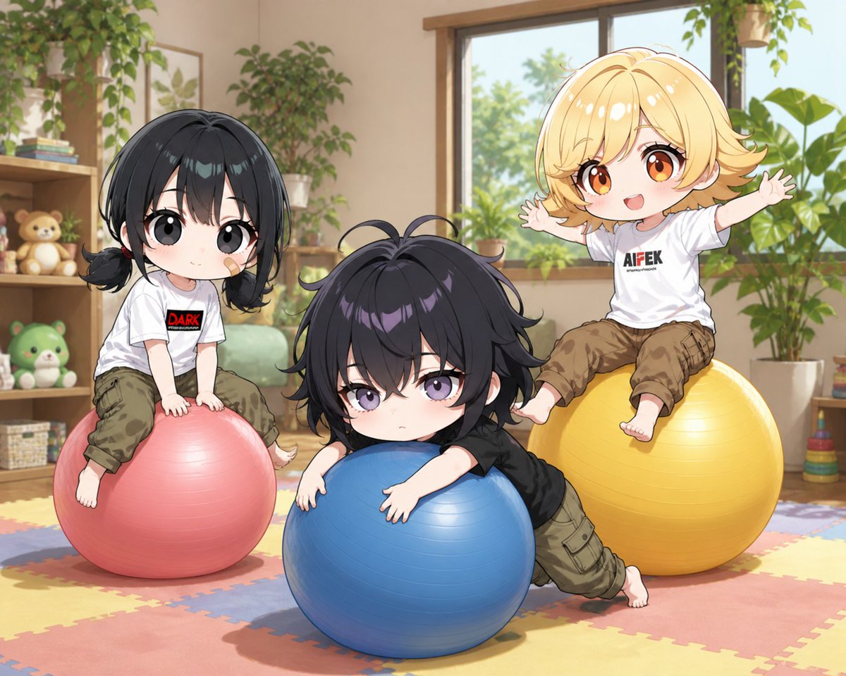 Playful Balance Ball Kids