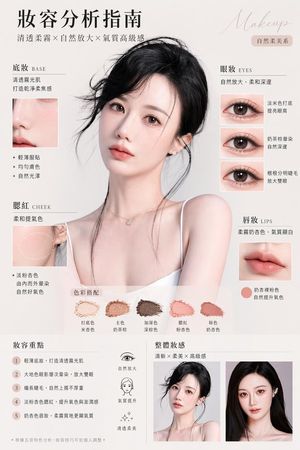 Luxury Makeup Analysis Poster