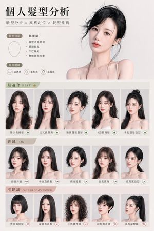 Chinese Personal Hairstyle Analysis Chart