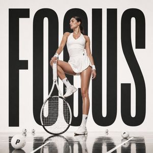 Bold Tennis Fashion Ad