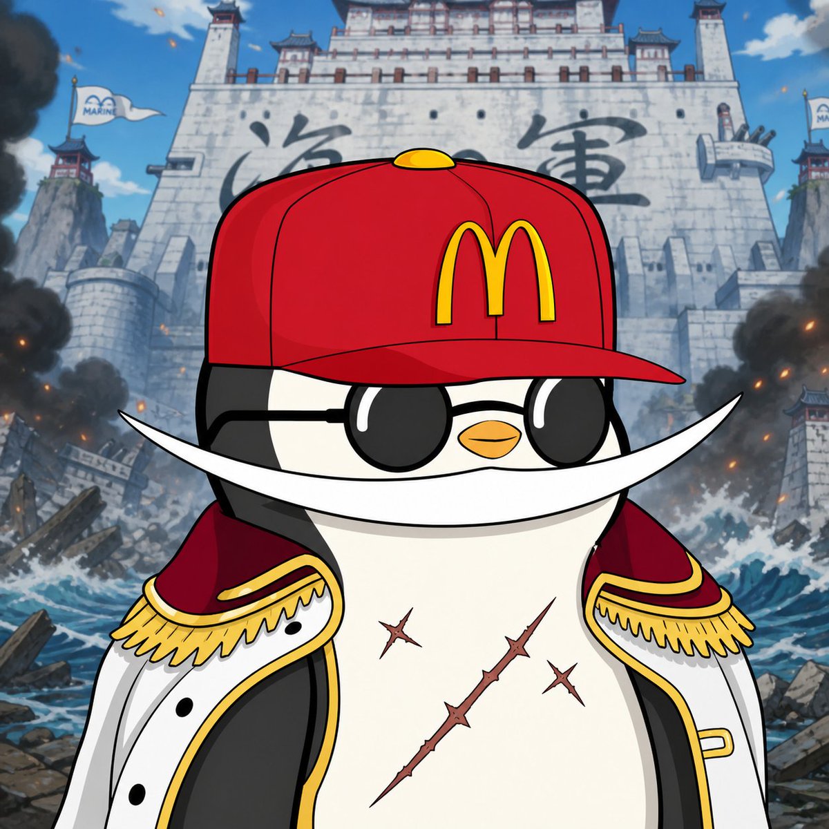 Profile / Avatar - Anime Penguin Admiral Parody generated image example
