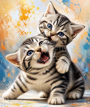 Playful American Shorthair Kittens