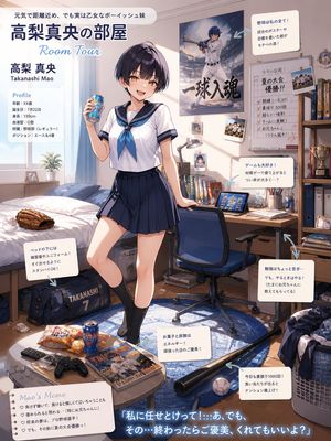 Anime Baseball Sister Room Tour