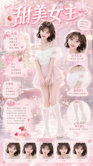 Sweet Princess Character Card