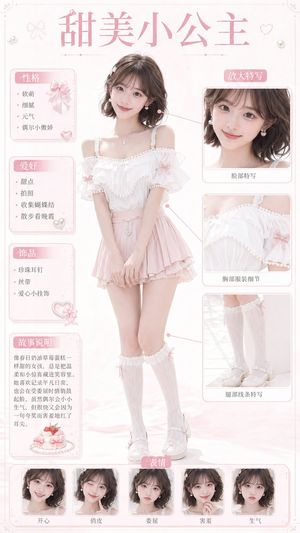 Sweet Princess Character Card