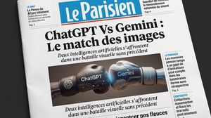 French AI Newspaper Front Page