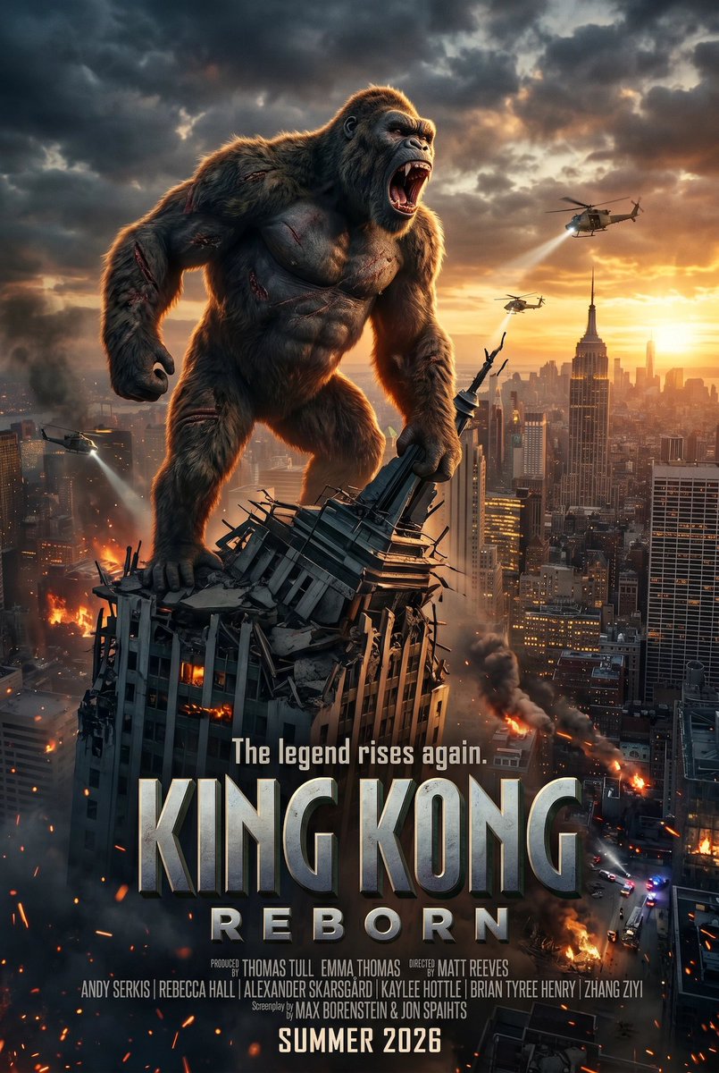 Miniatura de YouTube - Póster de la película King Kong Reborn - Image 1