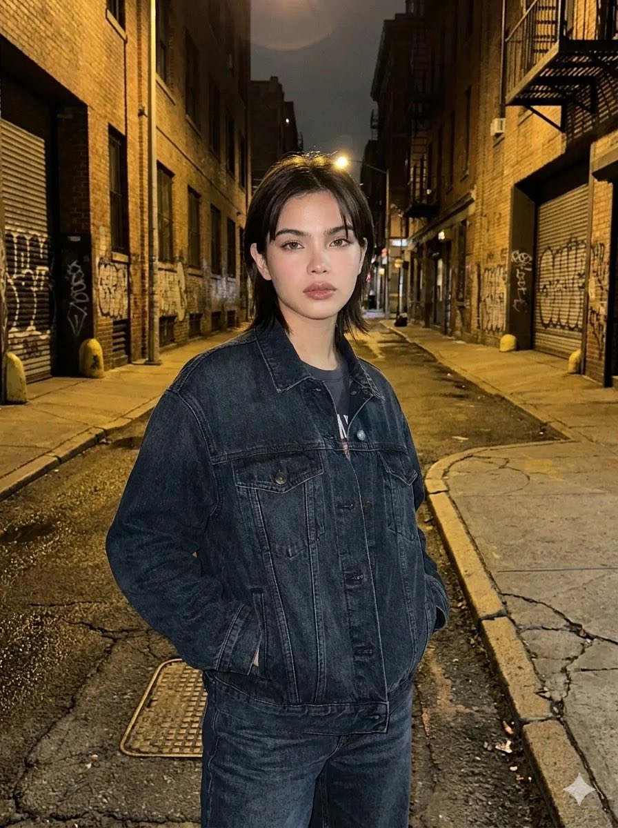 Sample output image for Cinematic Urban Night Portraits