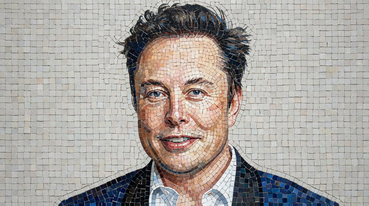 Sample output image for Mosaic Portrait Style Image