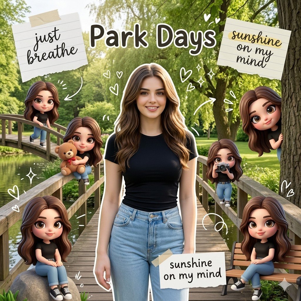 Sample output image for Park Days Digital Collage