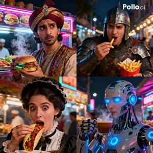 Time Traveler Night Market Grid