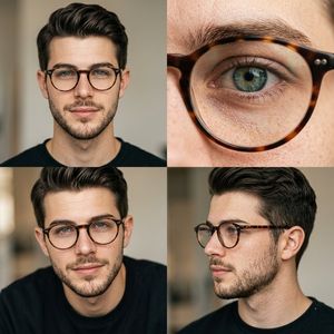 Editorial Portrait 2x2 Grid