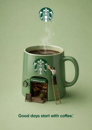 3D Brand Advertisement Mockup