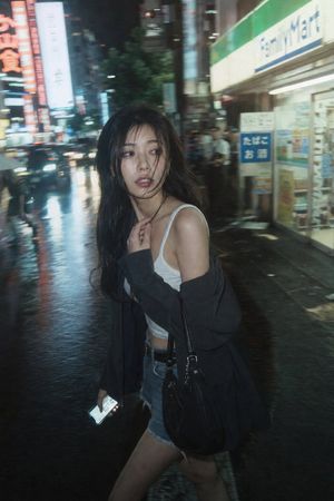 Japanese Film Noir Street Snapshot