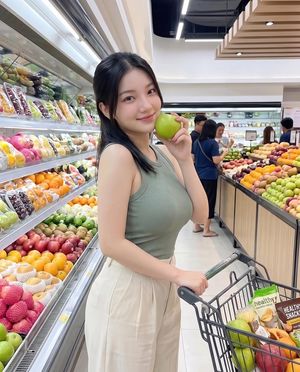 Modern Grocery Store Lifestyle Portrait
