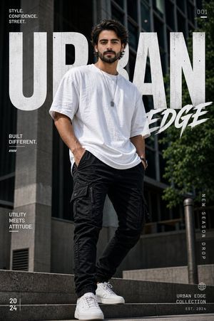 Urban Fashion Graphic Poster