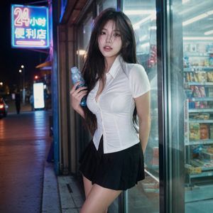 Cinematic Night Portrait Photography
